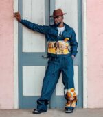 Village Hand-Painted Denim Set - Image 2