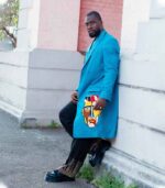 Thresh Coat with Monogram Art Design - Image 3