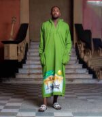 Army Green Village Art Caftan